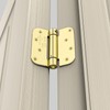 goldenwarm 4pack Polished Brass Door Hinges 4 Inch Self Closing