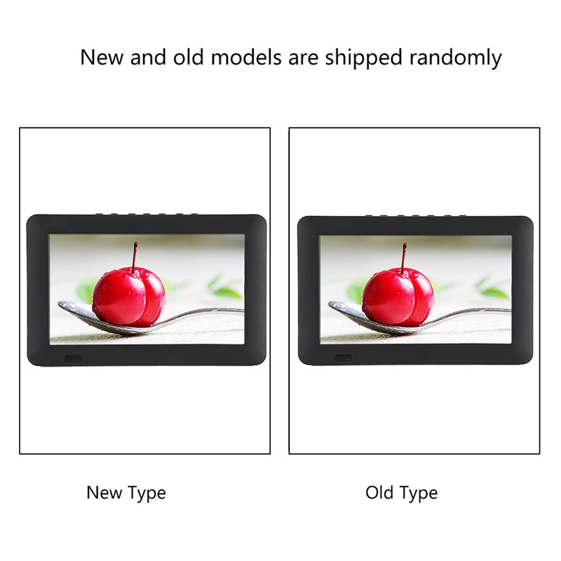 9inch Digital Analog Television 800x480 Resolution Portable TV 110‑240V