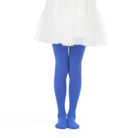 Paralinda Girls Semi-Opaque Tights 50 Den (6-8, Lapis Blue)