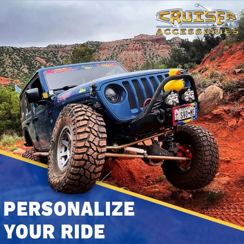 Cruiser Accessories 19509 Golf Club License Plate Frame, Chrome/Painted, Standard