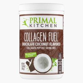 Primal Kitchen Primal Kitchen Chocolate Collagen Fuel Drink Mix, Chocolate Coconut Collagen Peptides, No Sugar or Dairy, 13.1 Ounces