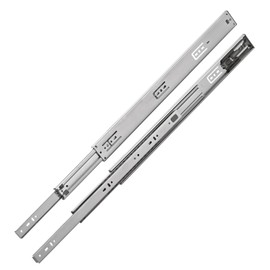 Rok Hardware 22" Drawer Slides Full Extension Push to Open Ball Bearing 100 Lbs Capacity (10 Pair)