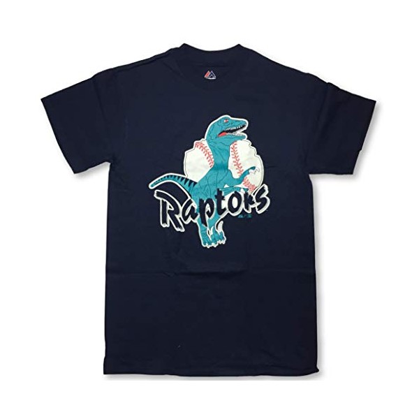 Majestic MiLB Ogden Raptors Minor League Adult Men's T-Shirt (Small) Navy