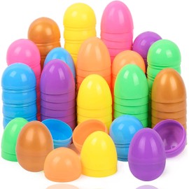 TK Gruppe Timo Klingler 12 x Easter Eggs, Plastic Eggs, Surprise Eggs for Opening and Filling at Easter