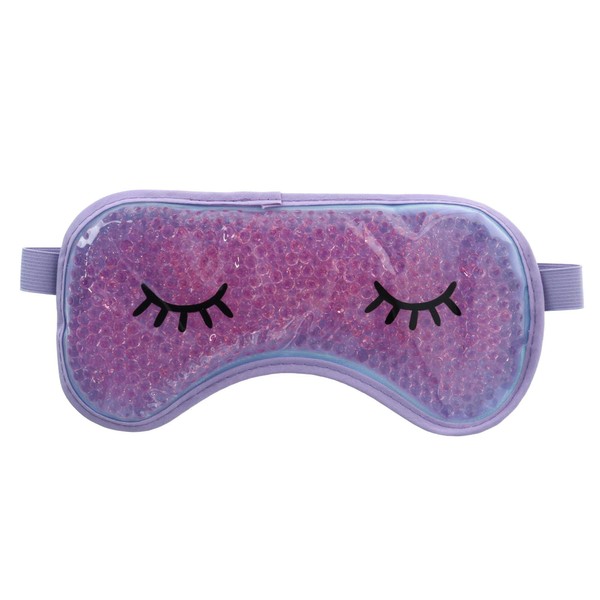 Fashion Smart Women's Lemon Lavender Warm or Cold Relaxing Gel Eye Mask, One Size