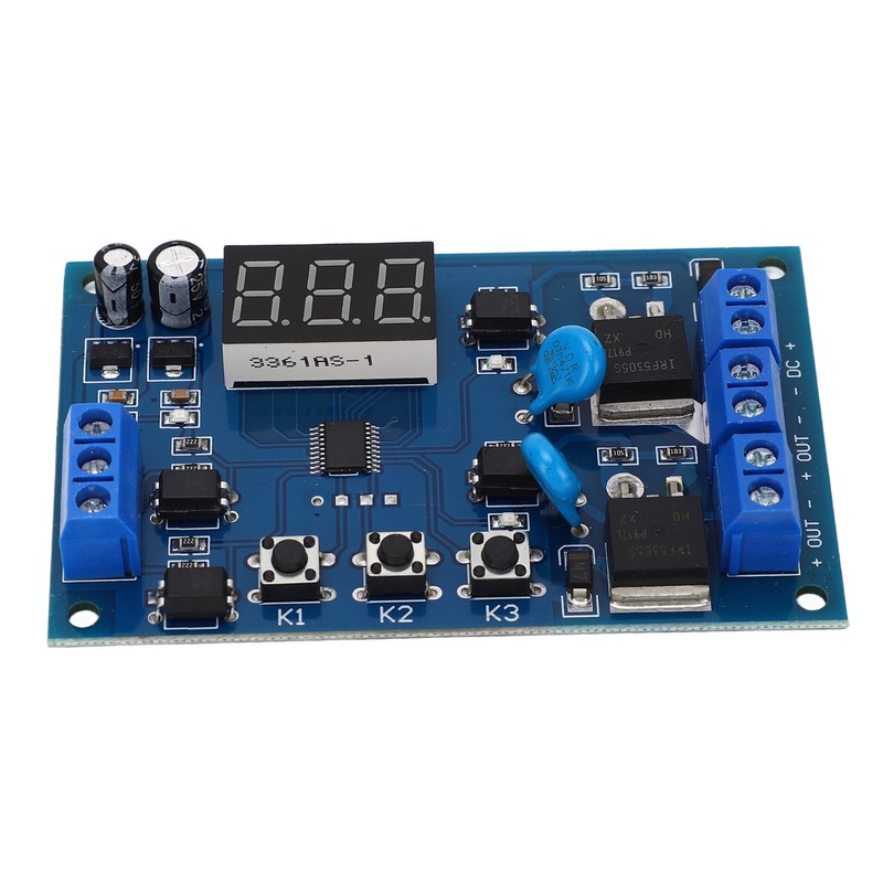 Programmable Delay Relay Module Dual Way Control Reverse Connection Protection