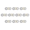 sourcing map 10pcs Single Direction F8-22M Thrust Ball Bearings 8mm