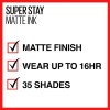 Labial Líquido Maybelline New York Super Stay Matte Ink 5ml