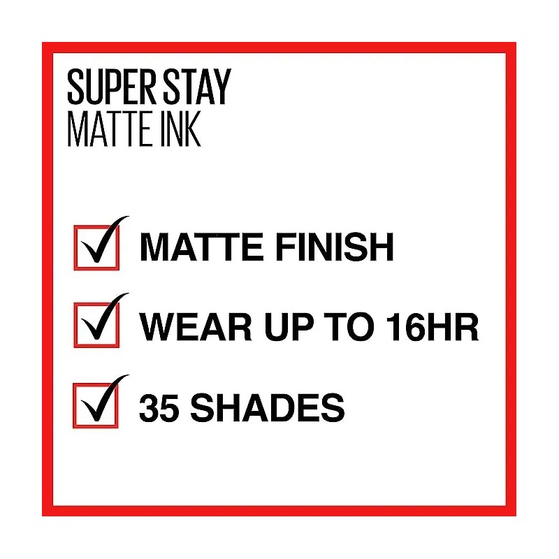 Labial Líquido Maybelline New York Super Stay Matte Ink 5ml