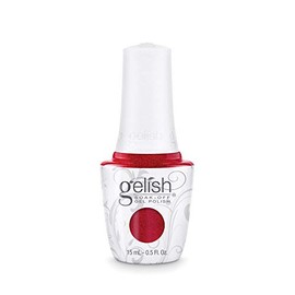 Gelish Just In Case Tomorrow Never Comes Soak-Off Gel Polish, Red Gel Nail Polish, Red Nail Colors, Sparkly Red Gel Nail Colors, 0.5 oz.
