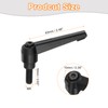 sourcing map 1Pcs M8 x 16mm Adjustable Knobs Handle Male