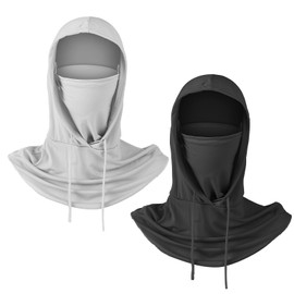 PEOVLVN 1 Set Face Mask with Sun Protection, Bicycle Mask, UV Protection, Multifunctional Scarf, Tube Scarf, Sun Protection, Loop Scarf, Motorcycle Mask, Full Face Cover for Men and Women, Golf,