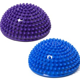 Axinyue 2pcs Hedgehog Ball, Massage Ball, Hedgehog Ball, Massage Ball, Sports Massage Ball with Nubs, Hedgehog Ball for Foot Massage, Self-Massage, Stress Reflexology