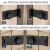Yuaiosn Letter Box Combination Lock, Password Letter Box Lock, Cam