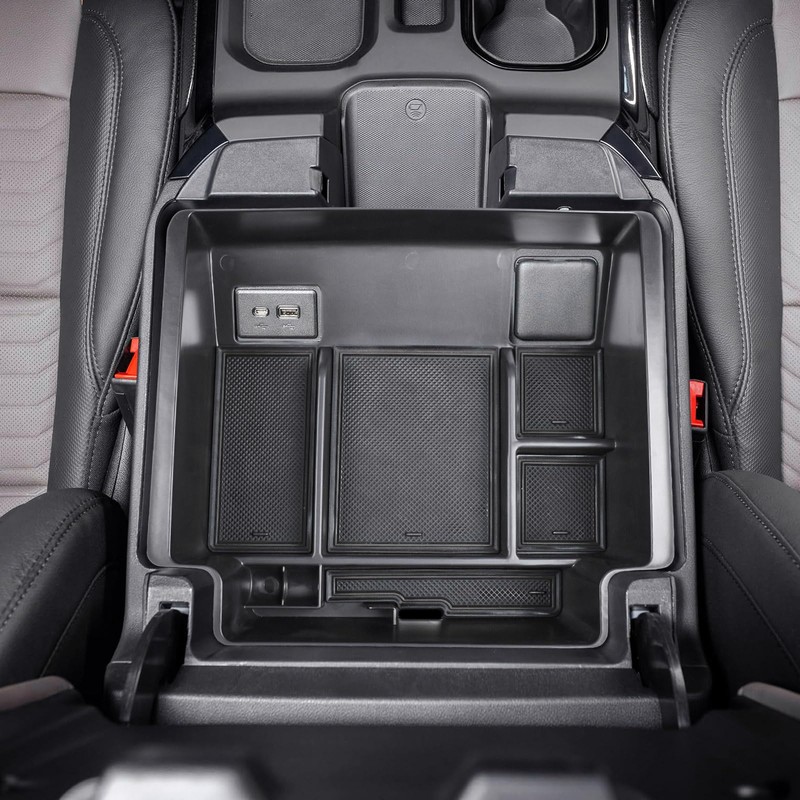 EDBETOS 2022+ Refreshed Full Console Tray Compatible with 2023-2026 GMC