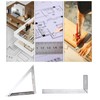 LNGJIN 45 90 Degree Angle Try Square, 200 mm &