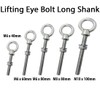 M8 x 80mm Lifting Long Eye Bolt Longshank with Full