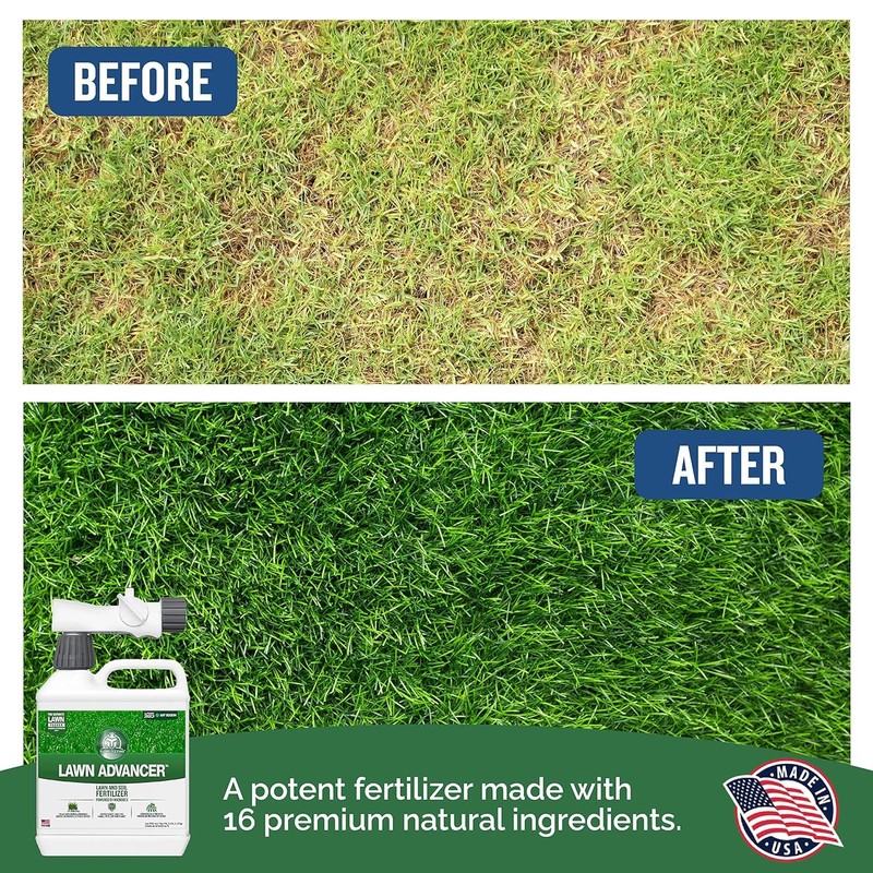 Turf Titan Lawn Advancer Fast-Acting Liquid Lawn Fertilizer (32 oz)