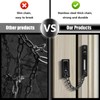 Security Door Latch Lock, 2 Pcs Door Lock Latch Chain,