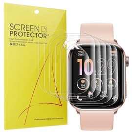 Blueshaweu Screen Protector Compatible with Ice-Watch - ICE Smart 3.0 (1.78 Inches), HD Clear Flexible TPU Screen Protector [Pack of 6] Compatible with ICE Smart 3.0 (Transparent)