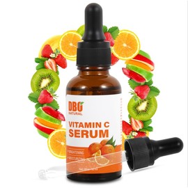 Vitamin C Face Serum, Hyaluronic Acid Serum, Anti-Ageing VC Serum, Moisturising, Brightening Face Serum Against Impurities for the Day and the Treatment of Oily Acne Skin