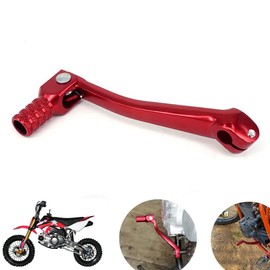 USTPO Motorcycle Shift Lever Gear Shifter Pedal Aluminum Fits for CRF 50 70 XR50 TTR50 110CC 125CC 140CC 150CC SSR Tao Tao Lifan Xmotor Apollo Coolster Dirt Pit Bike ATV - Red