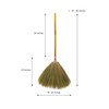Indoor Grass Broom 40 Inch with Bamboo Handled Brooms for