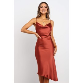 Petal & Pup Women's Cyprus Dress, Rust