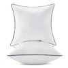Ichrysania 18x18 Inch Pillow Inserts Set of 2-100% Cotton Cover,