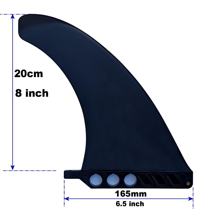 Center Fin 8" Longboard for SUP 8" Fin for airSUP
