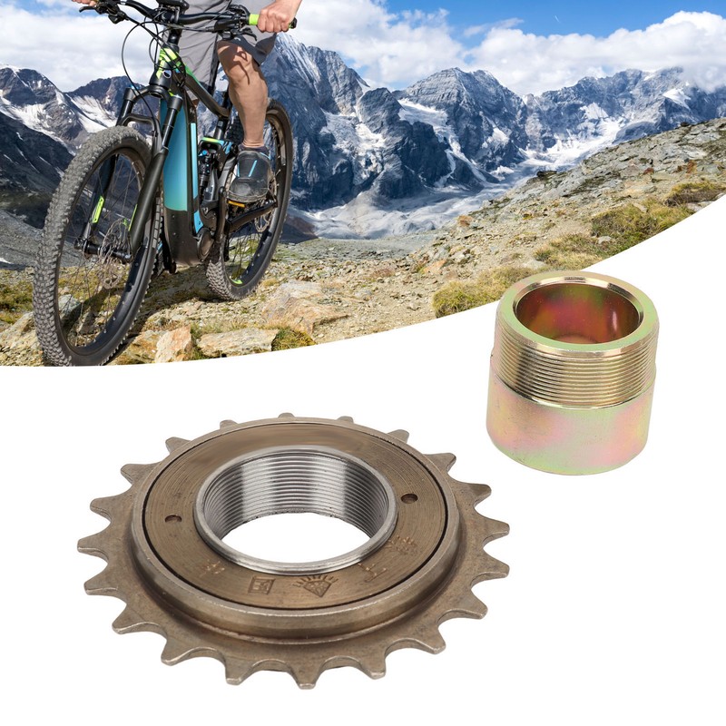 20T Freewheel with 25.5‑26mm Adapter Replacement Lightweight Easy Installation Bicycle