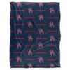 University of Richmond Blanket, 60"x80" Logo Pattern Silky Touch Super