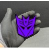UsaStandard 2x Decepticon Transformer Mask Car Fender Badge Acrylic Emblem