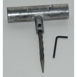 Spiral Rasp T Handle Tire Repair Tool , Zinc Alloy Material
