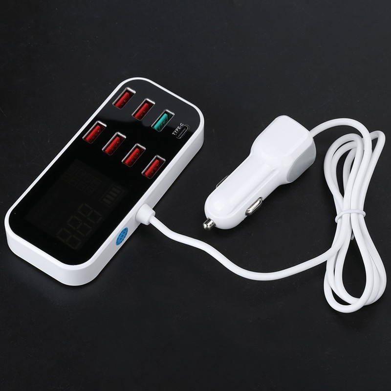 8 Ports Multiple USB Fast Chargers Charging Station Hubs Digital