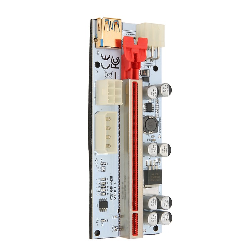 PCIE Riser 8 Firm Capacitors Strong Anti Interference GPU 1X