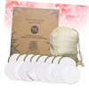 FOMIYES Bamboo Fiber Makeup Remover Pads 8 Bamboo 8 Velure