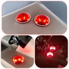 Marinebaby 4 Pcs Blue & Red LED Stainless Steel Cup