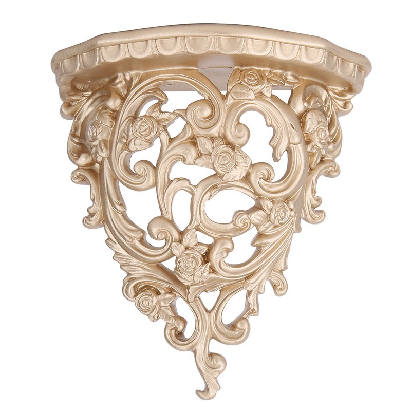 Wall Hanging Storage Rack European Hollow Style Shelf Wall Decoration