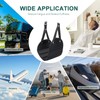 Mumoo Bear Airplane Foot Hammock, Portable Airplane Footrest, Adjustable Foot