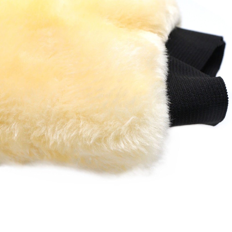 BENLIUDH Natural Wool Car Wash Mitt, Car Wash Mitt Scratch