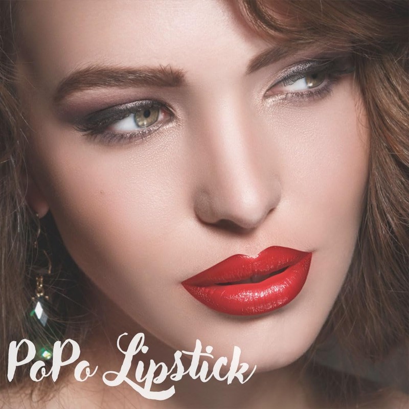 [Set] Popo Lipstick Witch's Pouch Lipstick, 2 Pieces (S02, Coral