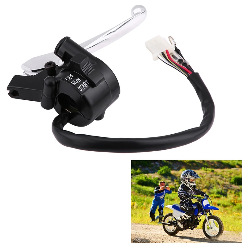 Brake Lever Hand Grip Throttle Cable Kit for PW50