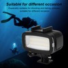 40m Underwater Photography Fill Light Waterproof Diving Camera LED Video
