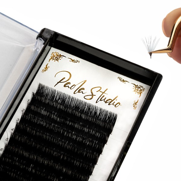 Paola Studio - Eyelash Extensions Easy Fan Technology Curvature C,CC,D,DD,J,L,L+