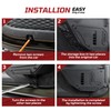 SHEAM Metal Front Door Storage Pockets for 2009-2018 Jeep Wrangler