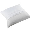 DOUCEUR D'INTERIEUR Pillow Cover 65X65 MOLLETON UNI Blanc