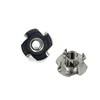 PROTECH Pack of 10 Drive-In Nuts with 4 Drive-In Tips,