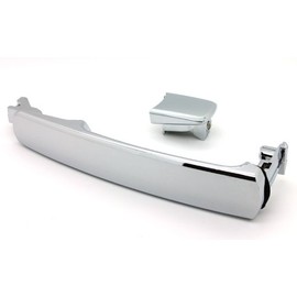 LatchWell PRO-4001288-02 Driver Side Rear Exterior Door Handle in Chrome for Nissan Murano & Rogue & Infiniti FX35 & FX45