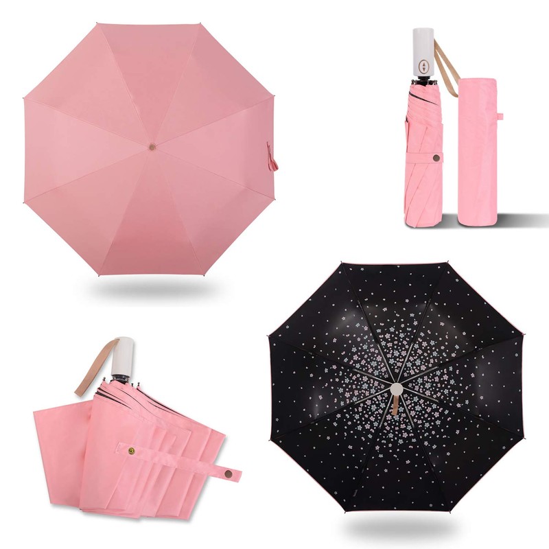 Meiyijia Voy Compact Folding Umbrella with UV Protection, Portable Umbrella